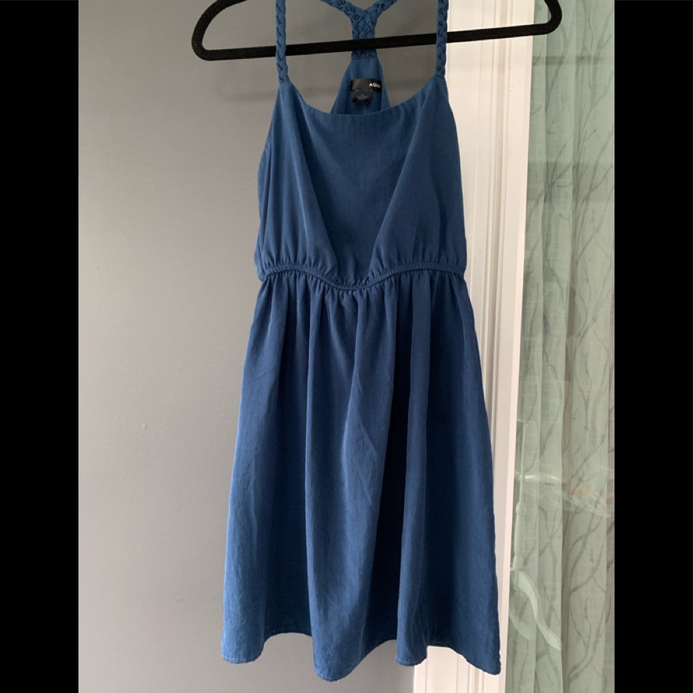 Aqua - Blueberry Braided Dress